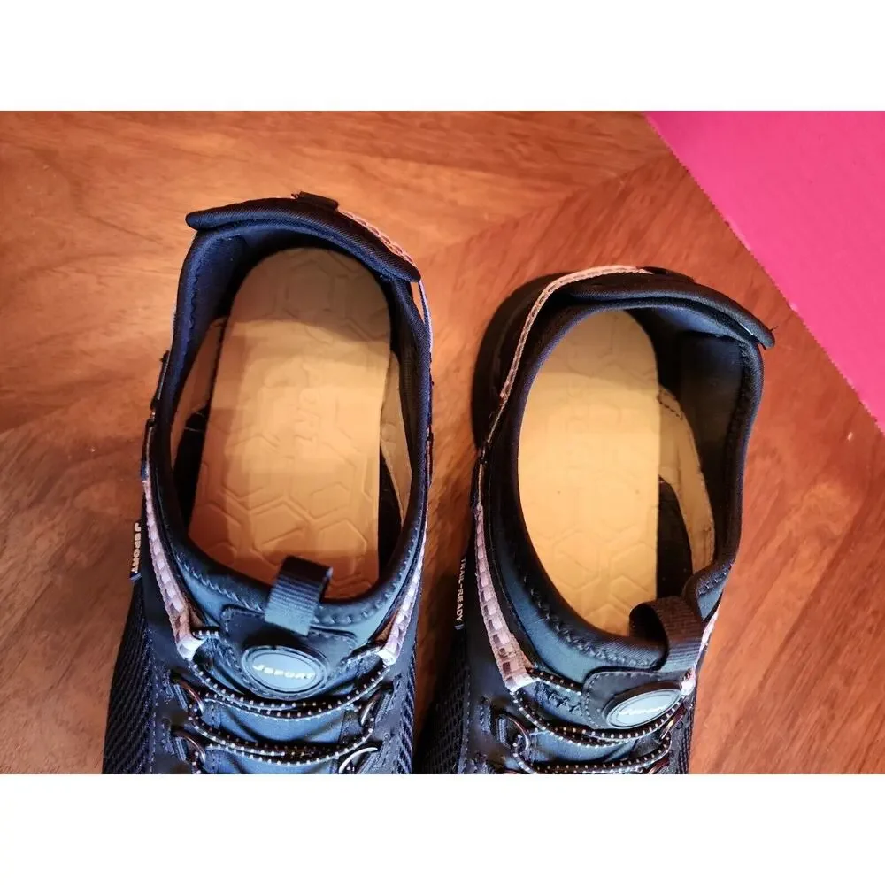 JSPORT by Jambu Tahoe Encore black Shoes Memory Foam Comfort Sneaker Size 10